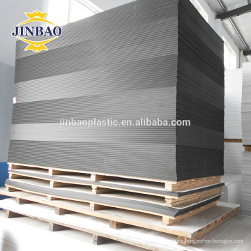 JINBAO tablero de espuma de pvc impermeable utilizado en el panel de pared negro